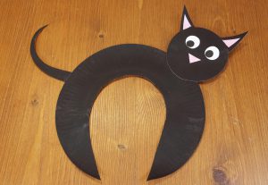 bricolage enfant halloween assiette en carton