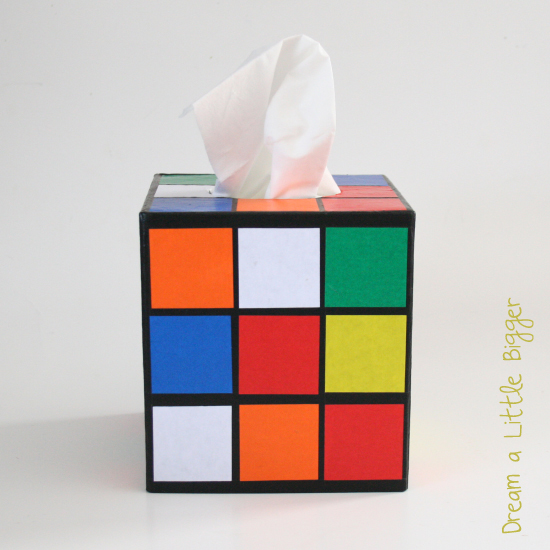 DIY La boîte à mouchoirs Rubik's cube