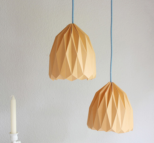 lampe papier origami