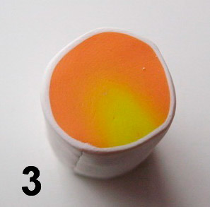 orange pâte fimo