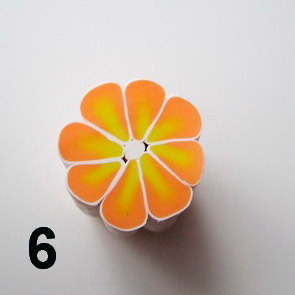 faire une cane orange en fimo