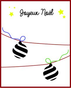 carte noel imprimer gratuit