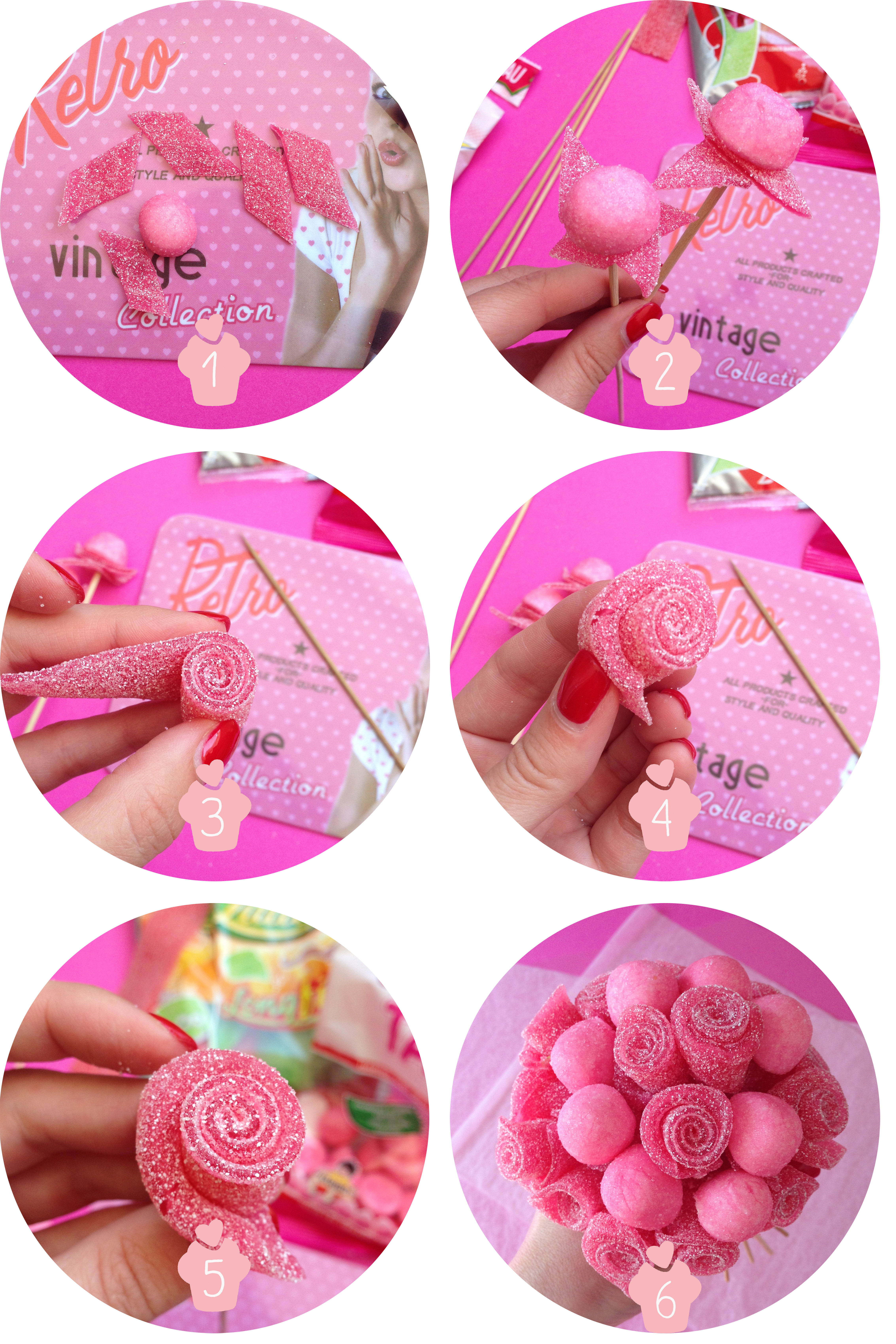 bouquet bonbons tutoriel