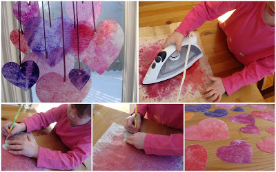 diy coeur pastel