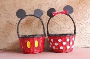 panier paques minnie mickey