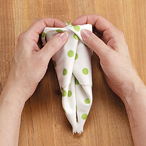 pliage de serviette lapin