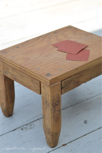 tressage tabouret