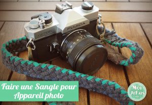 sangle appareil photo faire soi-même