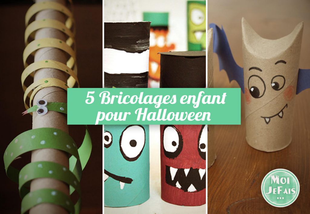 Bricolage Halloween avec des rouleaux de papier toilette DIY