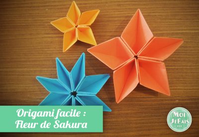 origami facile fleur