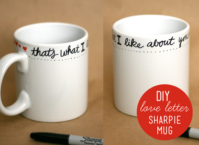 mug personnalisé diy st valentin