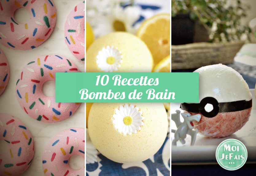 Retrouvez les 10 meilleures recettes de Bombes de Bain