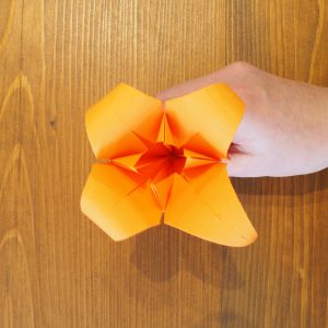 fleur origami facile