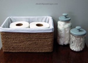 rangement salle de bain diy