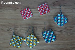 cadeau à faire soi même - boucles d'oreilles