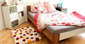 tapis pompon