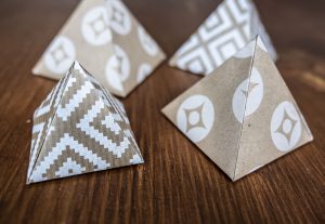boite origami pyramide