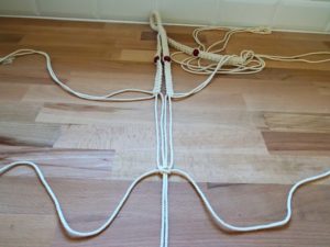 comment faire suspension pour plante en macramé