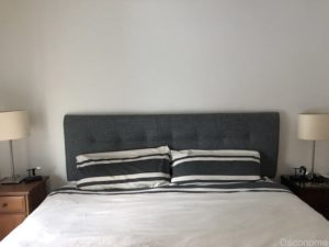 tête de lit capitonnée