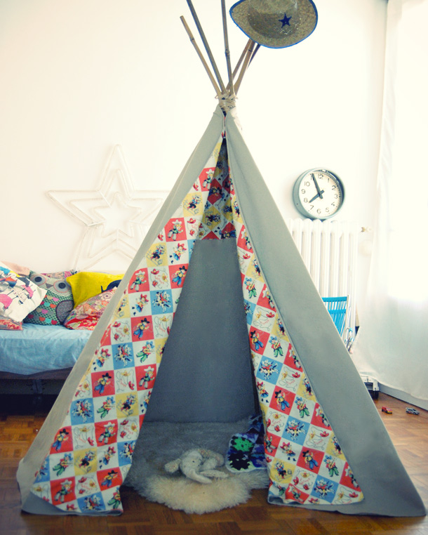un tipi en do it yourself