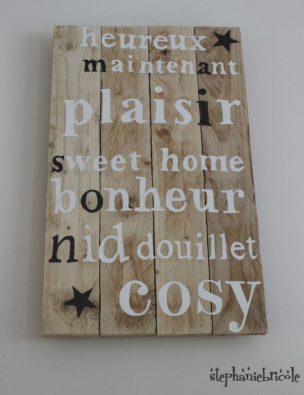 décoration en bois de palette