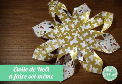 etoile de noel en papier