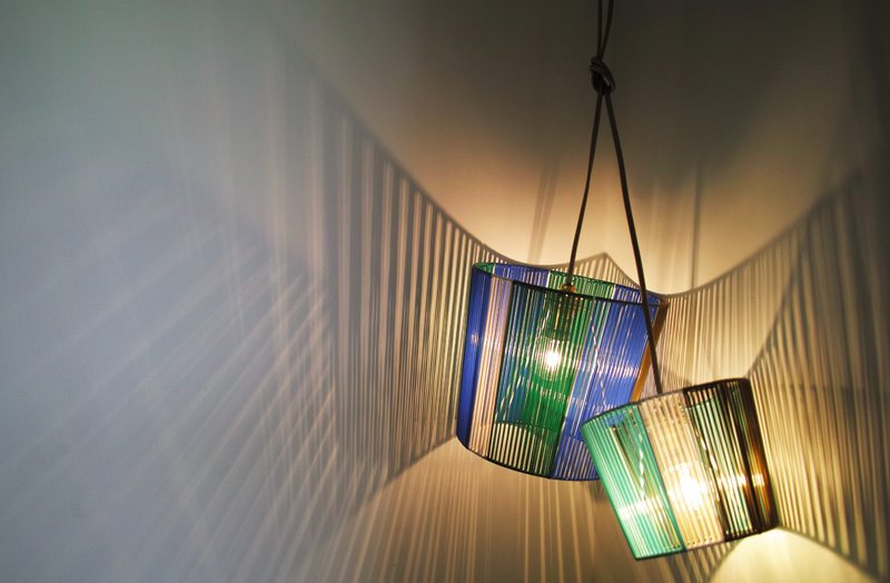 DIY lampe années 50