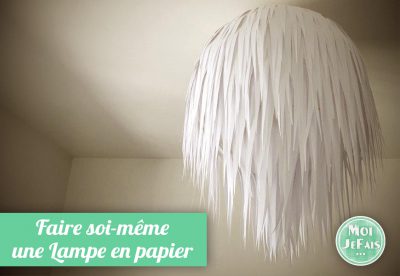lampe en papier idée déco