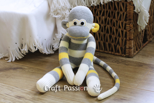 Un doudou à partir d'une chaussette