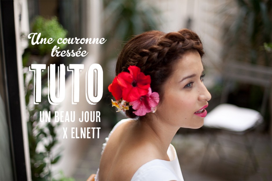 coiffure : une couronne tressée