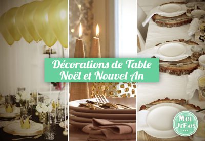 decoration table noel nouvel an