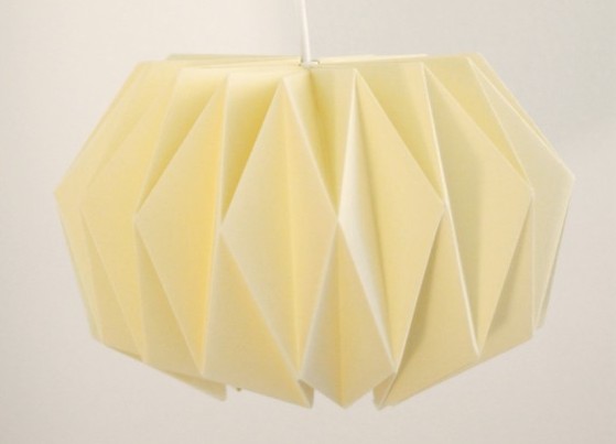 fabriquer une lampe en origami