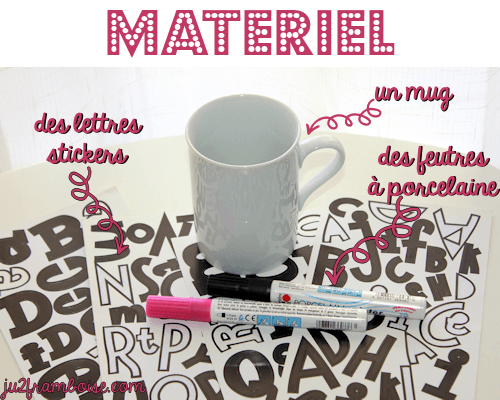 mug personnalisé DIY