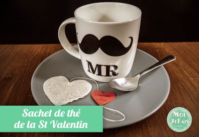 sachet de thé coeur