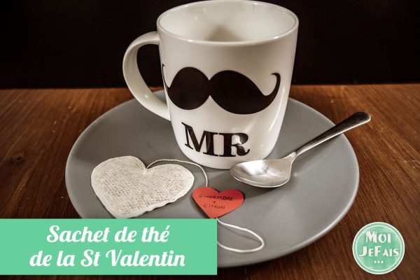 sachet de thé coeur