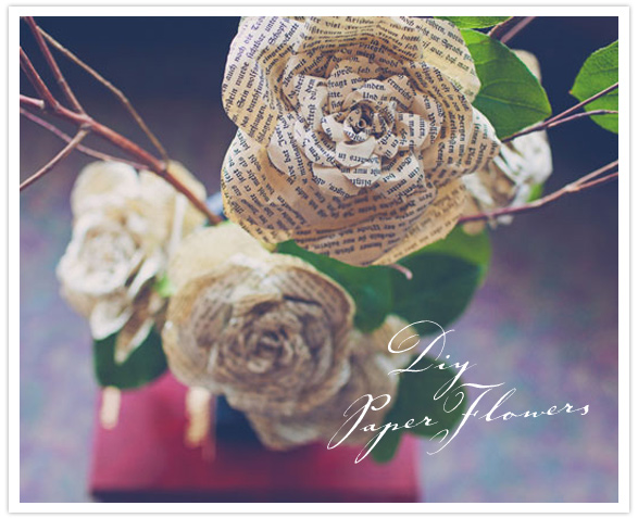 fleurs en papier