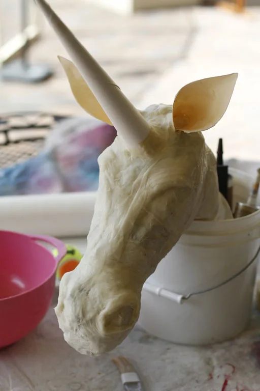 licorne papier maché 20