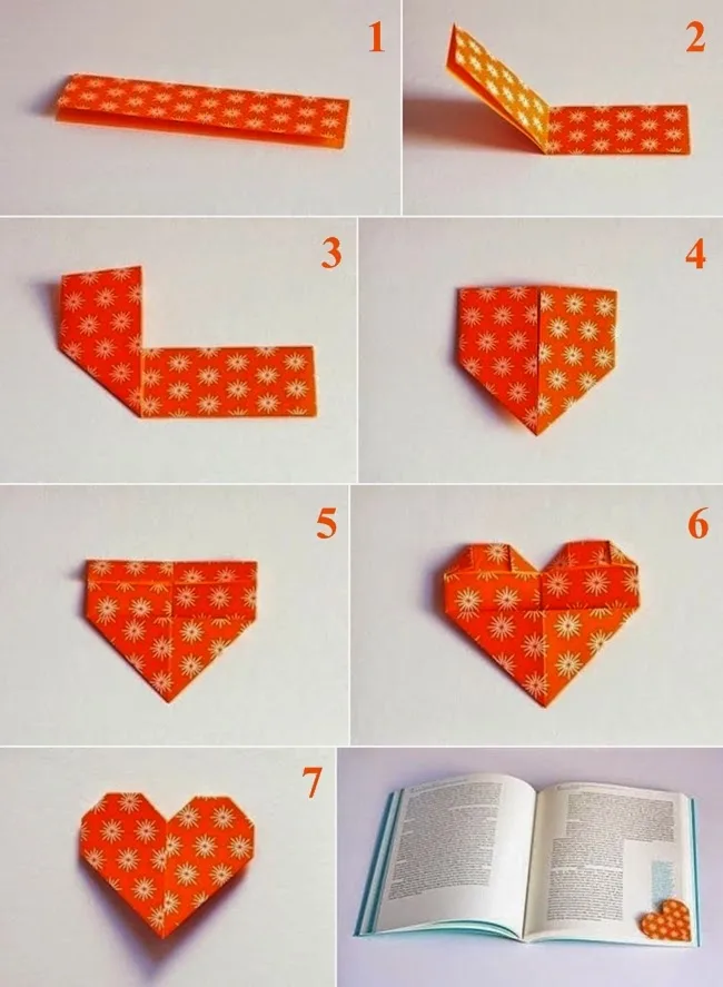 marque page coeur 1