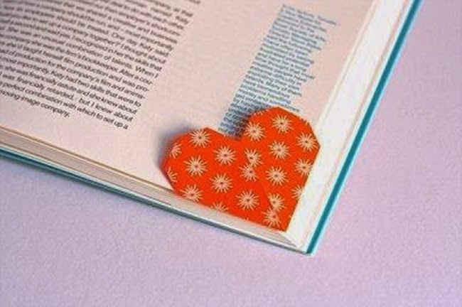 marque page coeur
