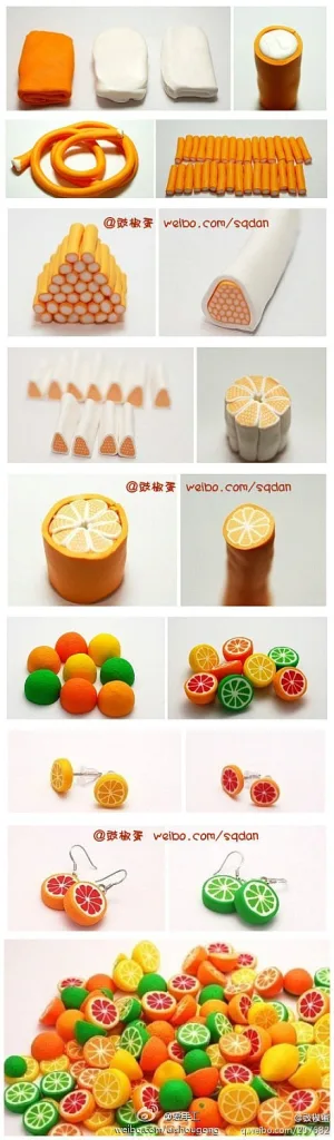 technique cane en pate fimo