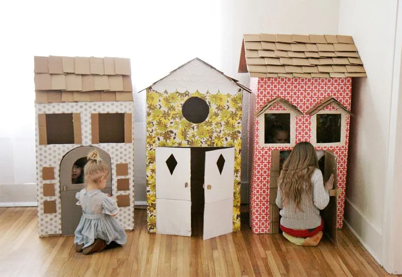 maisonnette en carton