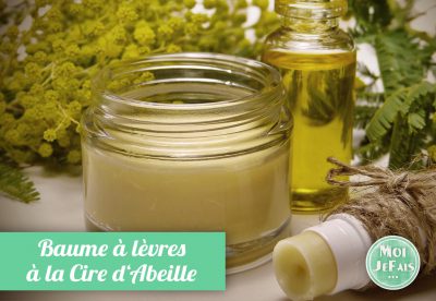 baume à lèvre cire abeille