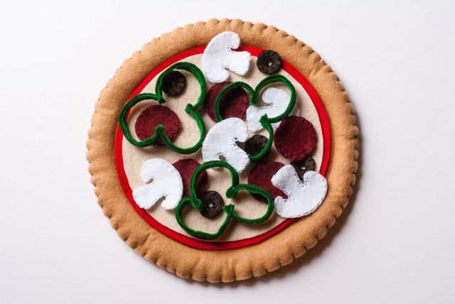 pizza feutrine