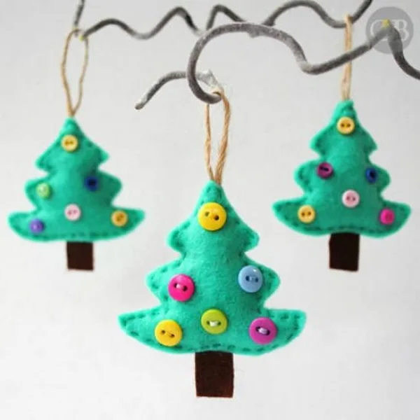 décoration de Noël en feutrine
