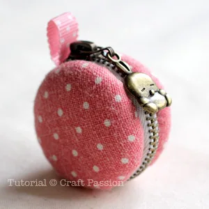 réaliser macaron porte monnaie