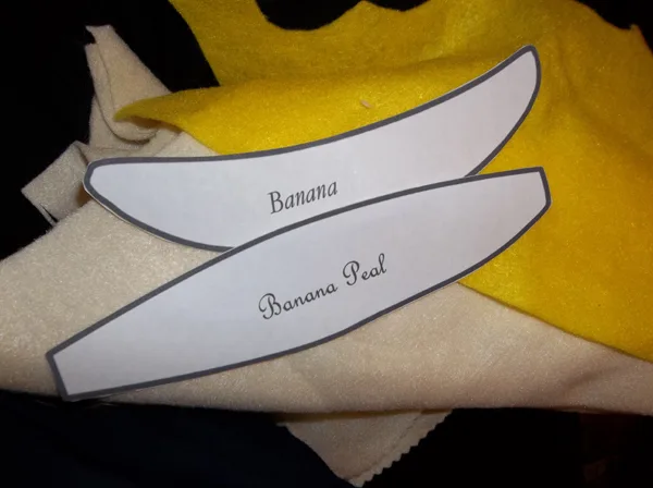 banane en feutrine