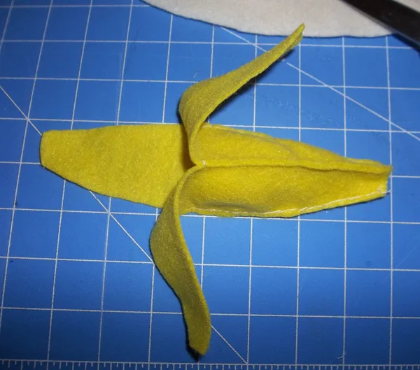 comment faire une banane en feutrine