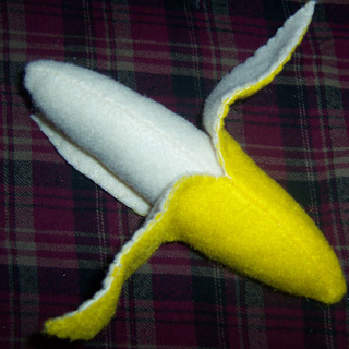faire banane feutrine