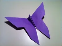 etape par etape papillon origami