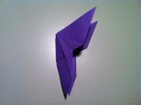 étape papillon origami